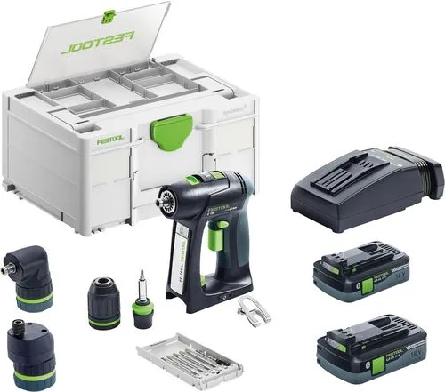 Festool Mașină de găurit/înșurubat cu acumulator C 18 HPC 4,0 I-Set