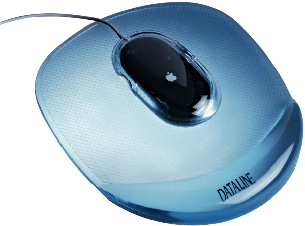 Tapițerie pentru mouse Esselte Dataline gel albastru cristal
