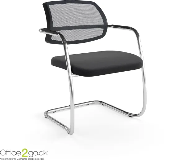 Scaun Gama - spătar din plasă - cadru tip cantilever